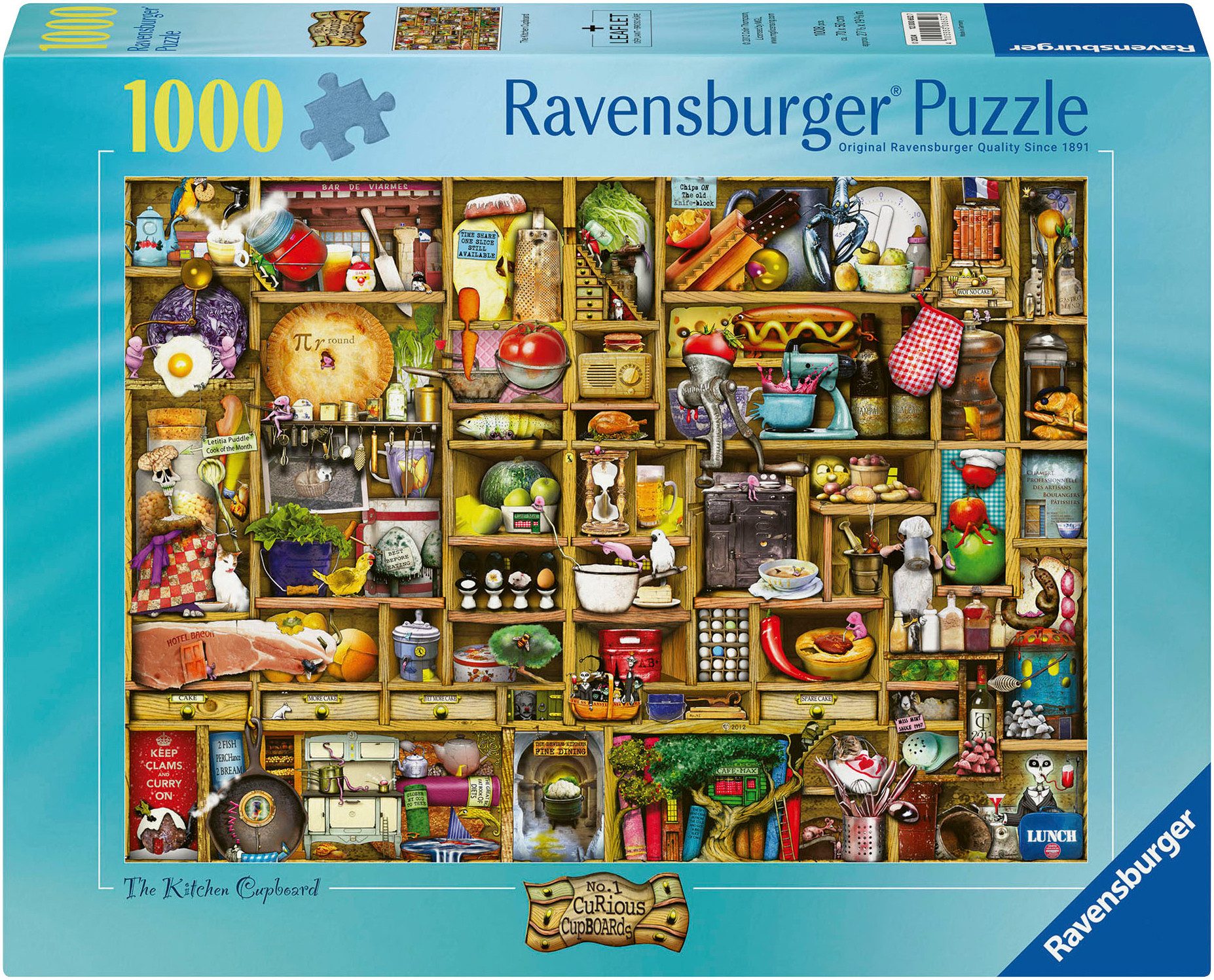 Ravensburger Puzzle Colin Thompson, CuRios CupBoards, Kurioses Küchenregal, günstig online kaufen