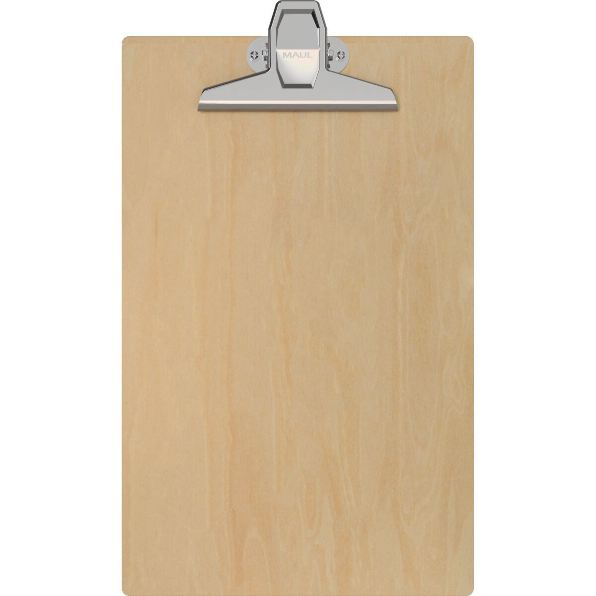 Schreibmappe Klemmbrett MAULtilia A4hoch Lindenholz Klemmweite 2cm.