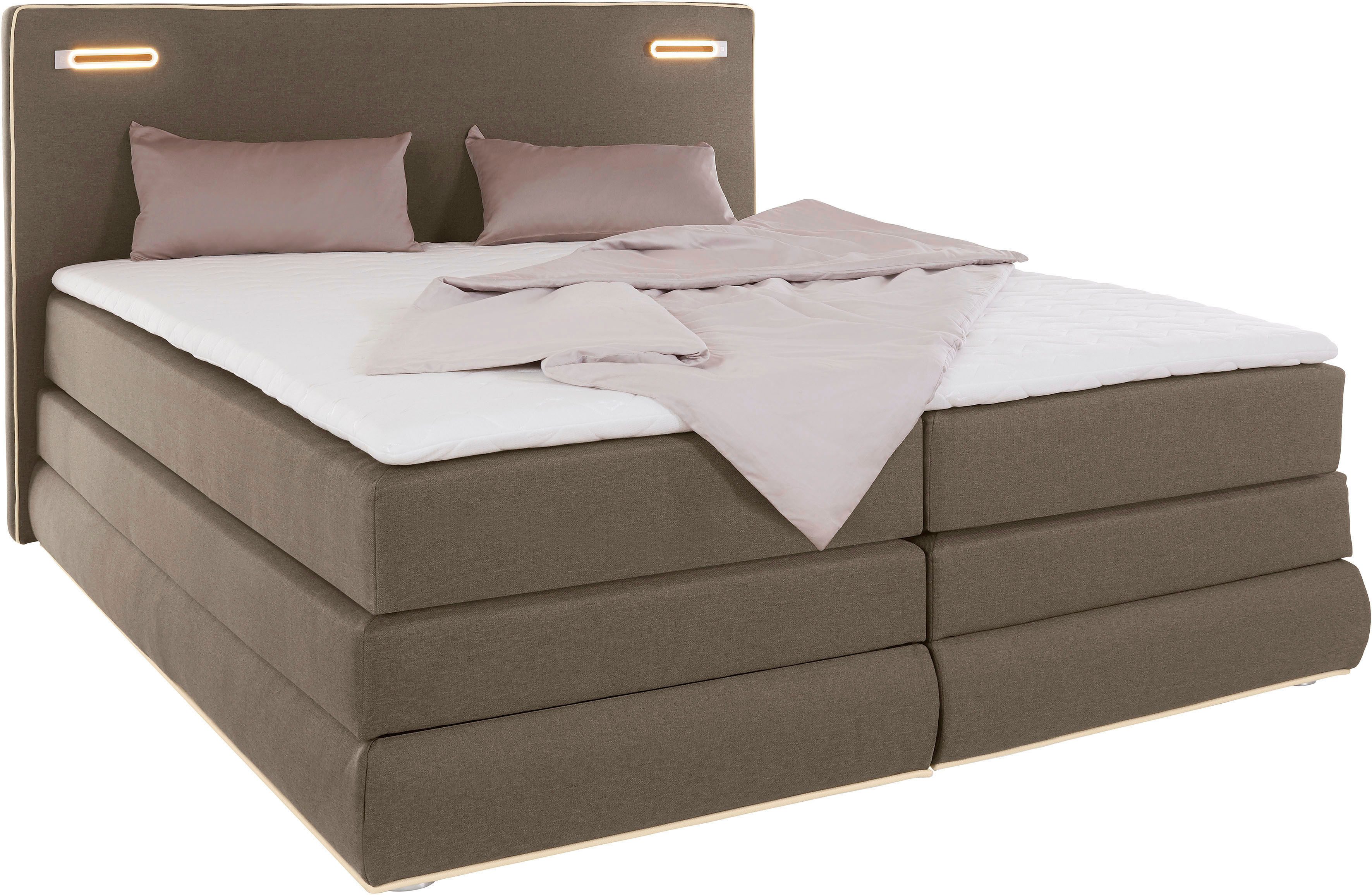 COLLECTION AB Boxspringbett Ninoni mit Kaltschaummatratze, günstig online kaufen