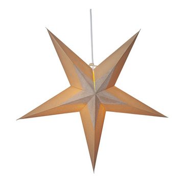 STAR TRADING LED Stern Papierstern Diva Weihnachtsstern hängend 5-zackig D: 60cm Samtstern