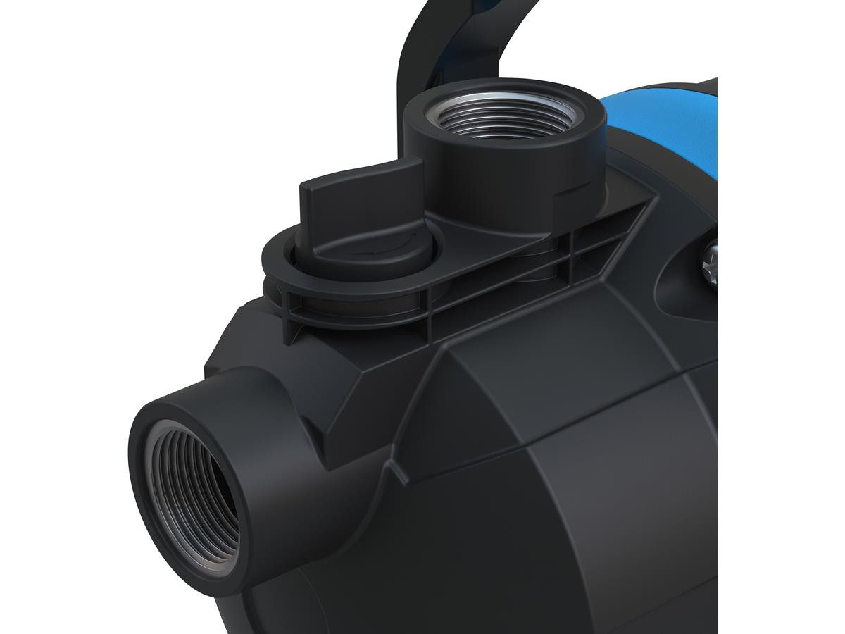 Güde Gartenpumpe GP 6035, 0,6 kW Motorleistung, 3200 l/h max. Fördermenge, 7 m max. Ansaughöhe