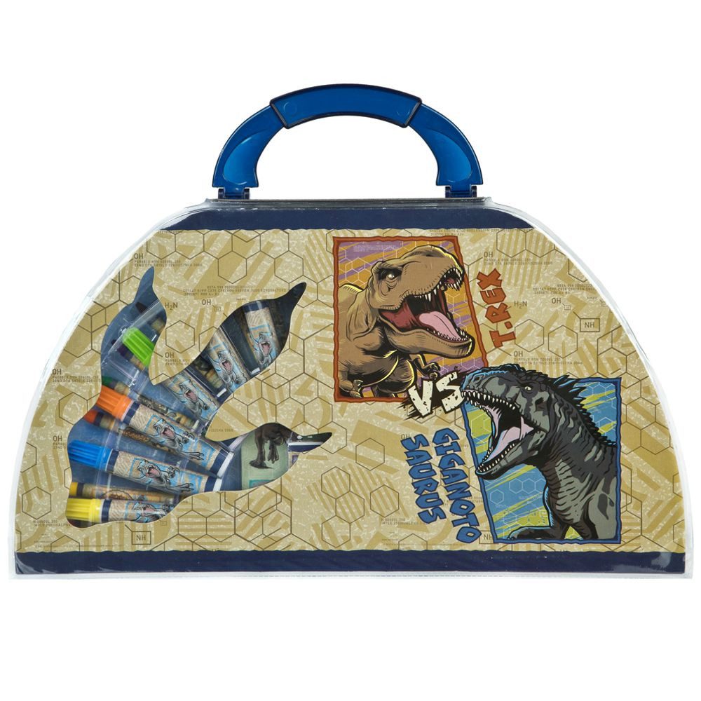 Jurassic World Kreativset Malkoffer 51-teilig Jurassic World Kreativ-Set Malen & Gestalten