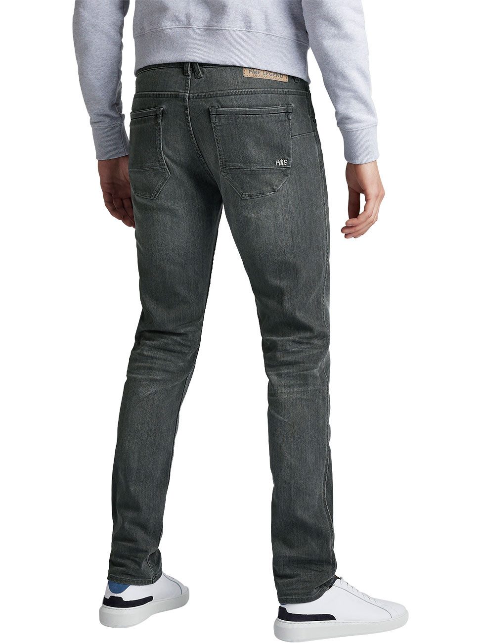 PME Legend Herren Jeans NIGHTFLIGHT - Regular Fit - Grau - Stone Mid Grey günstig online kaufen