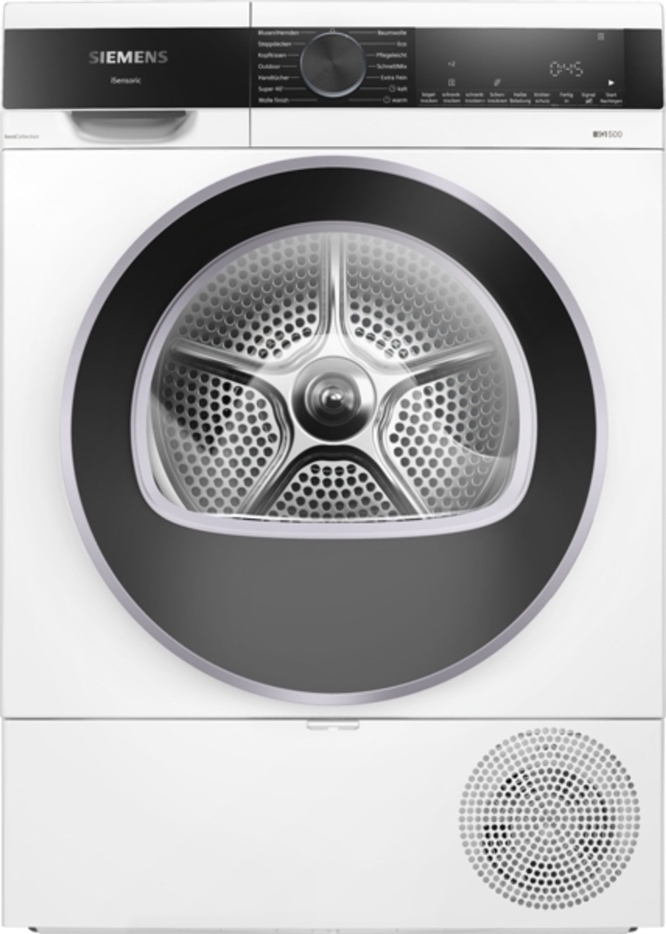 SIEMENS Wärmepumpentrockner iQ500 WQ41G20G1, schonendes, präzises Trocknen