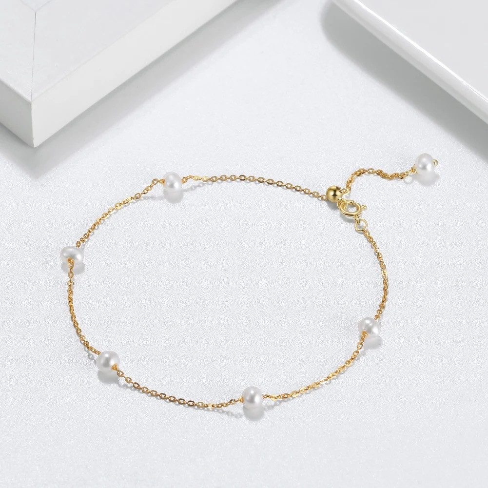 Runde Perlé Perlenarmband Hannah, handgefertigtes Armband, günstig online kaufen