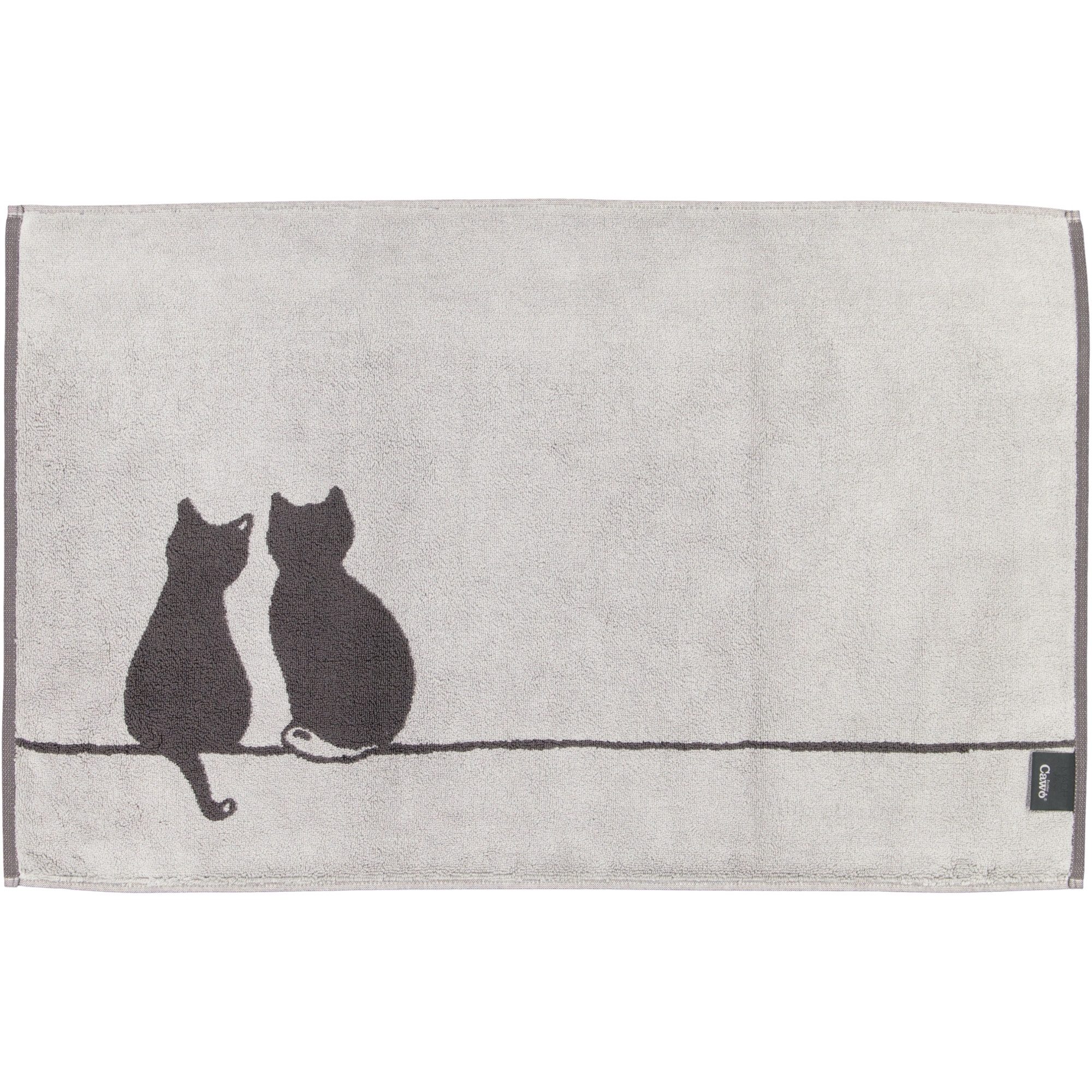 Cawö Duschmatte CUTE CATS You & Me 6263, 100% Baumwolle – Bild 2 von 3