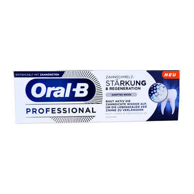 Oral-B Zahnpasta Oral B Professional Zahncreme Sanftes Weiss 75ml MHD:30.6.24