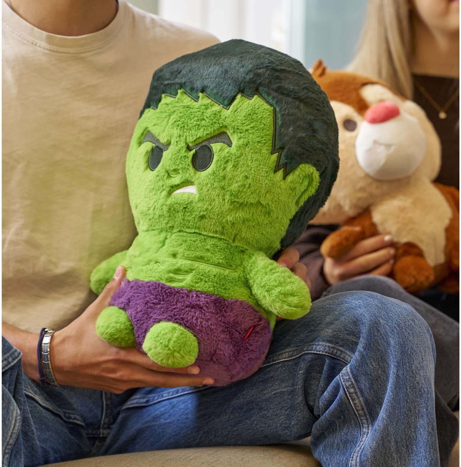 SIMBA Plüschfigur Plüsch Stofftier Marvel Huggables Hulk 35cm 6315870813