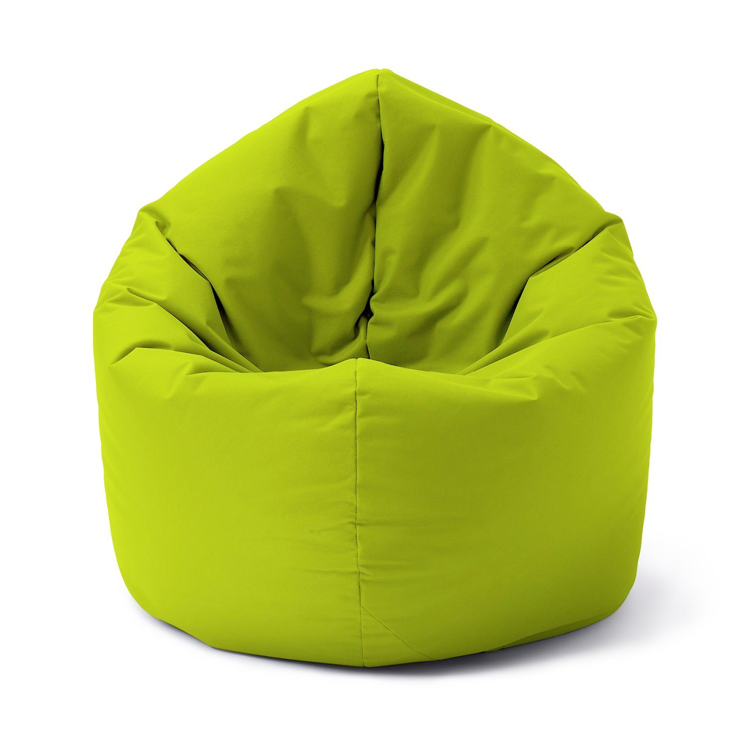 Lumaland Sitzsack In-& Outdoor Sitzkissen Bean Bag, XXL 300L Gaming Lounge 75x120x75 apfelgrün