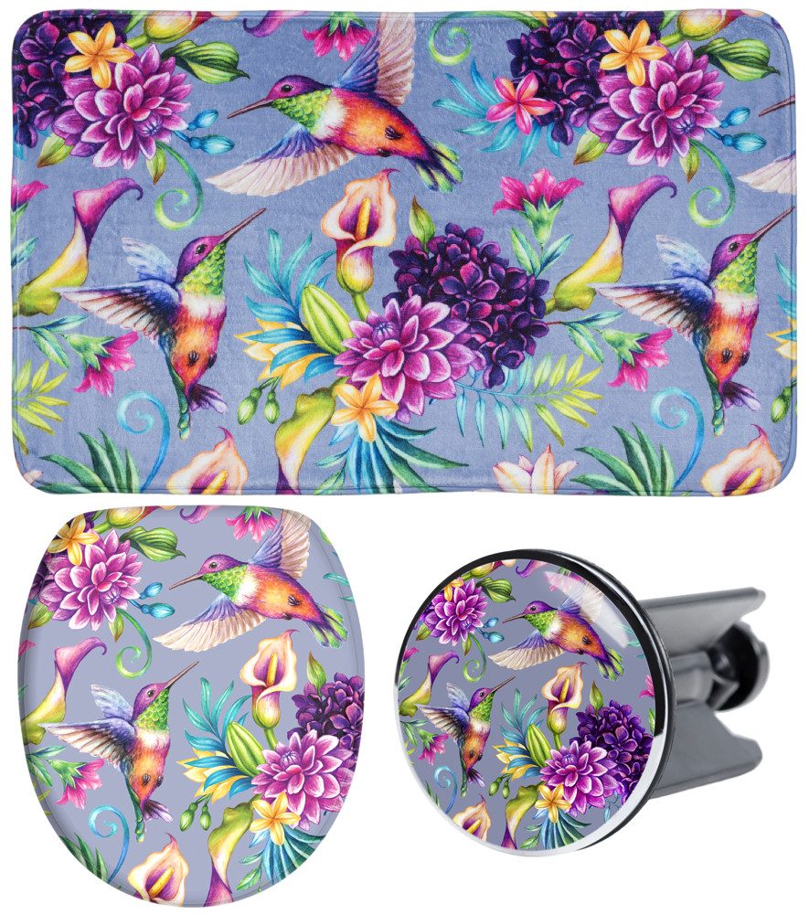 Sanilo Badaccessoire-Set 3-teilig Kolibri, WC-Sitz mit günstig online kaufen