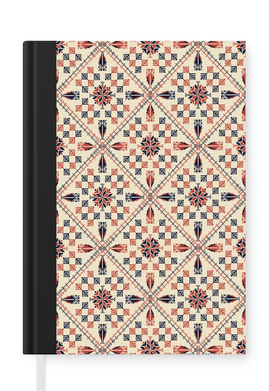MuchoWow Notizbuch Abstrakt - Blumen - Design, Journal, Merkzettel, Tagebuch, Notizheft, A5, 98 Seiten, Haushaltsbuch