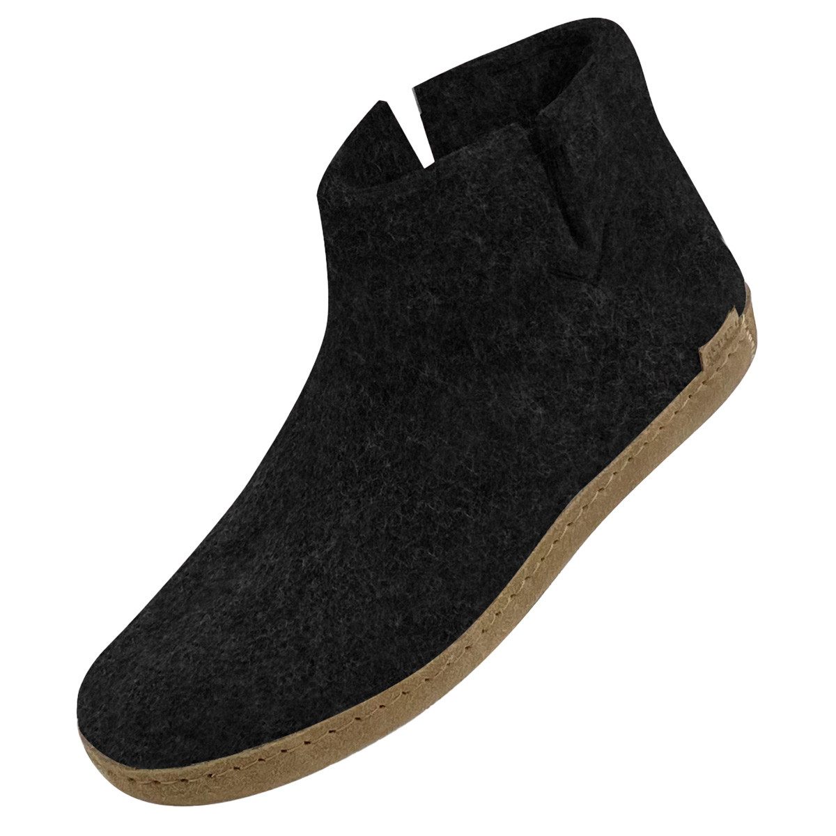 glerups dk Ledersohle Hausschuh (1-tlg) Boots - Natürliches Material, Schützt vor Geruch, Bequem und weich