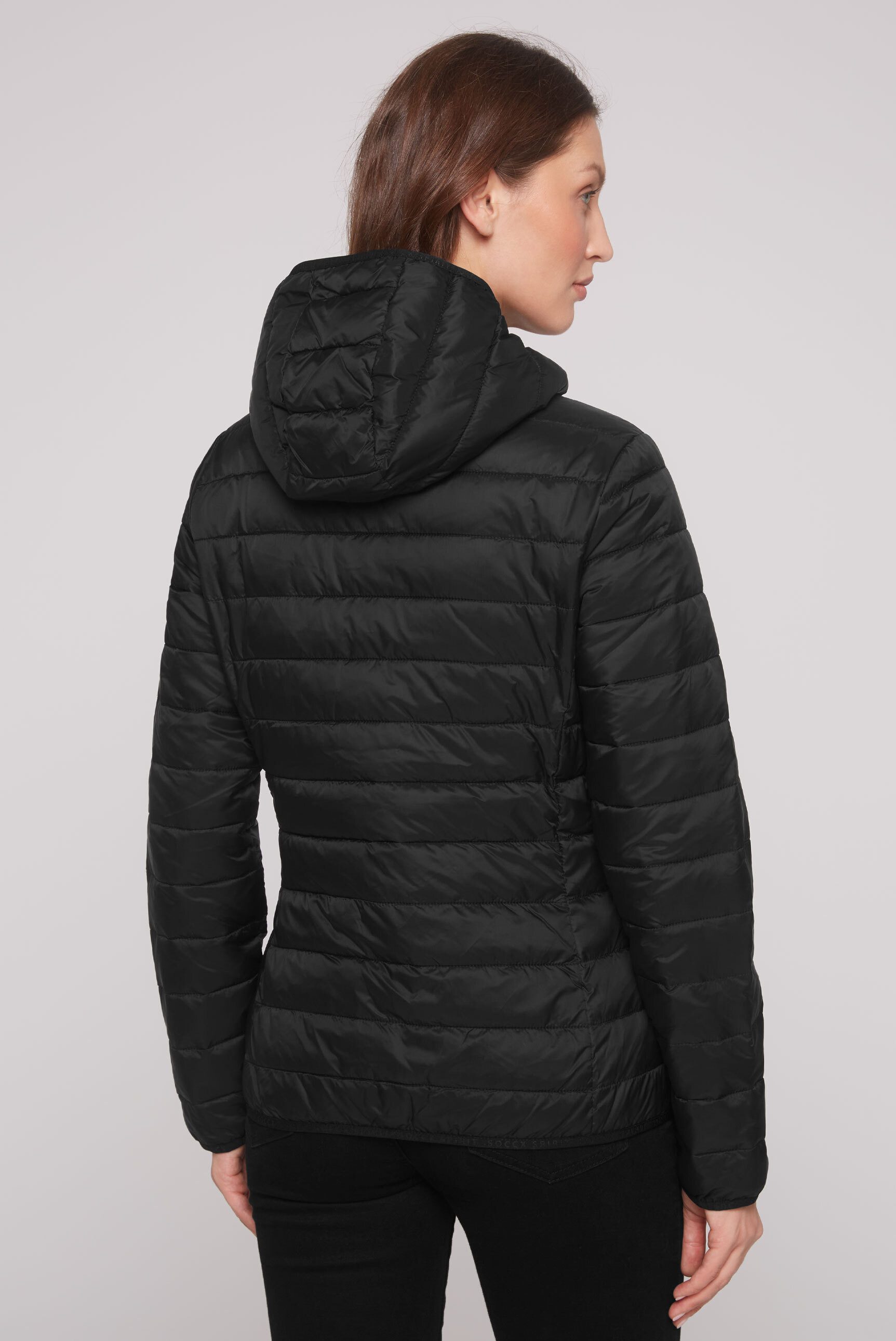 SOCCX Outdoorjacke mit elastischem Saumabschluss