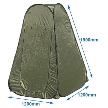 ProPlus Vorzelt Pop-Up-Sichtschutzzelt Polyester Grün, (1 tlg)