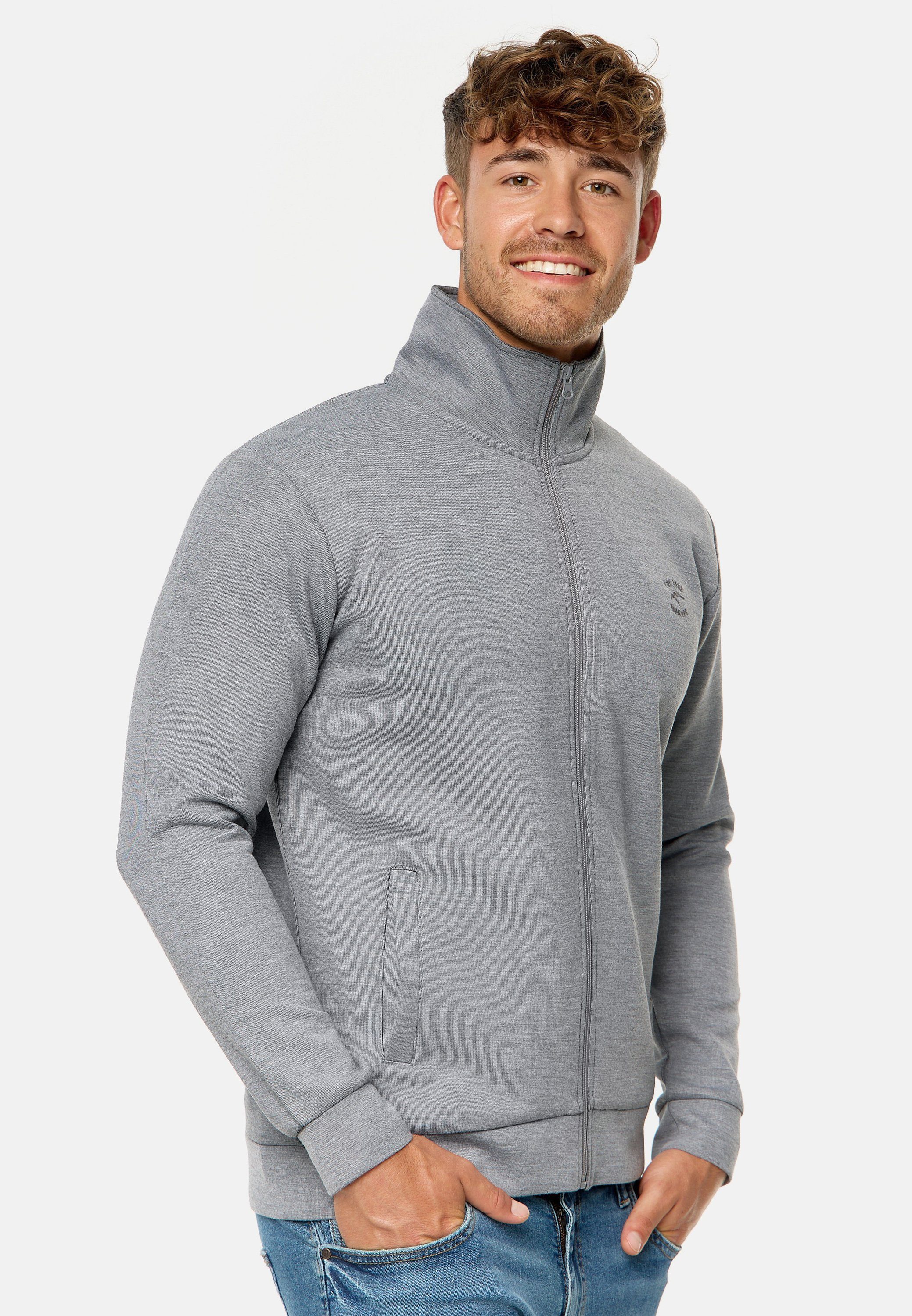 Indicode Lt Grey INSharpis Sweatjacke Mix