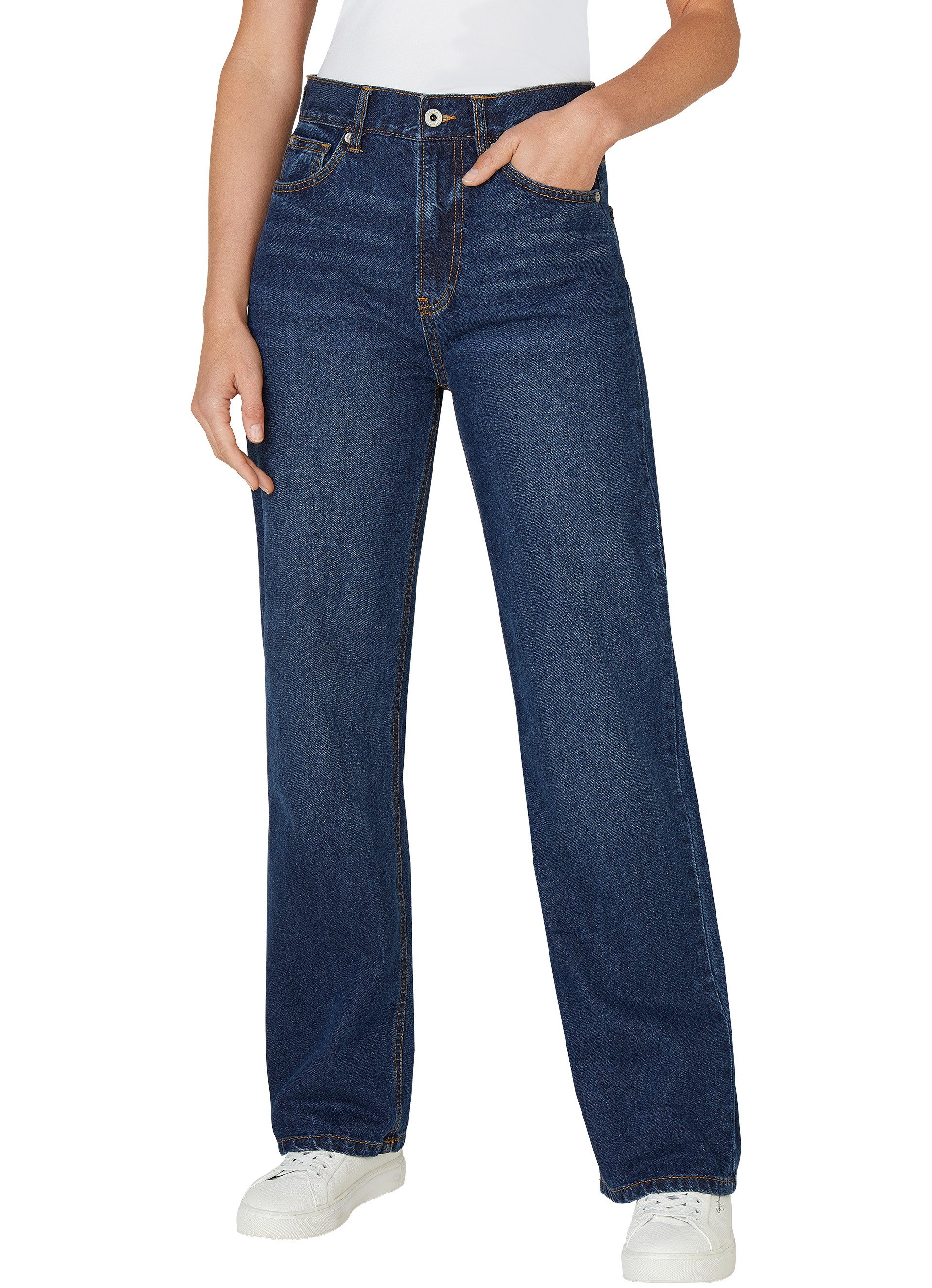 Pepe Jeans Straight-Jeans STRAIGHT JEANS HW ROBYN mit hohem Bund