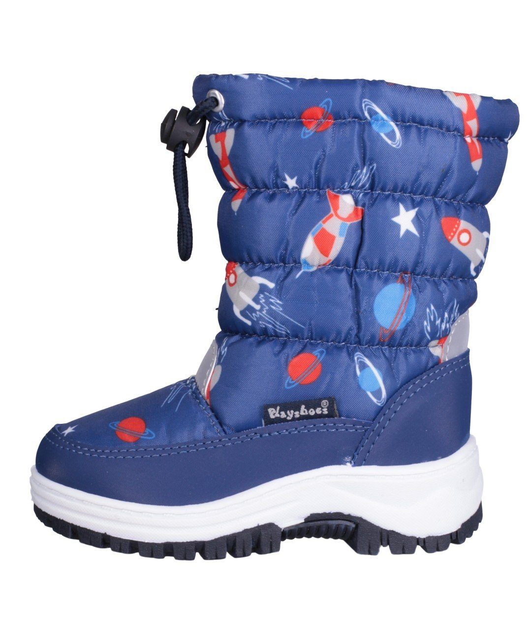Playshoes Winter-Bootie Weltraum Hüttenschuhe