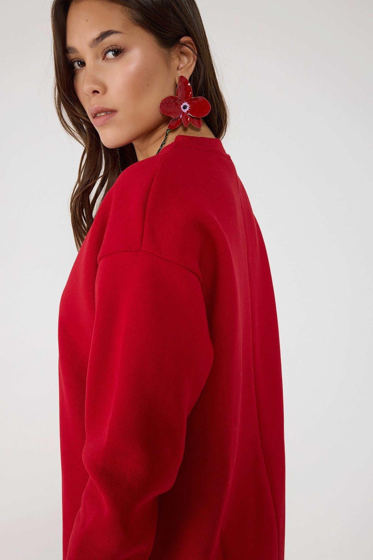 No Matter What Minikleid Baumwoll-Sweatshirt-Kleid Tunika günstig online kaufen