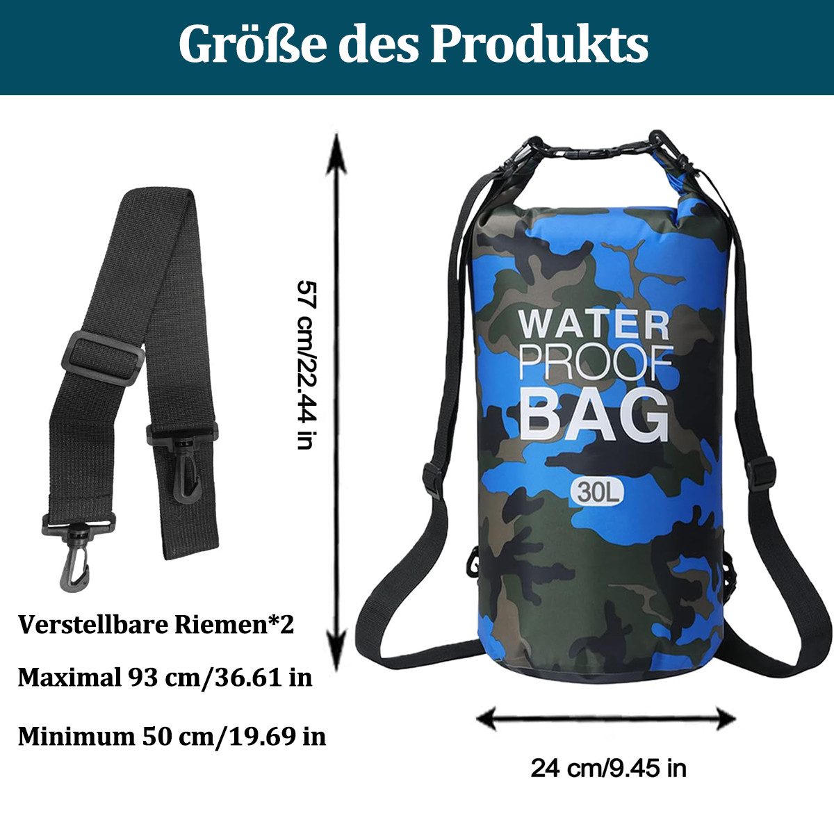 ZEUOPQ Sporttasche Packsack Drybag 30L wasserdicht günstig online kaufen