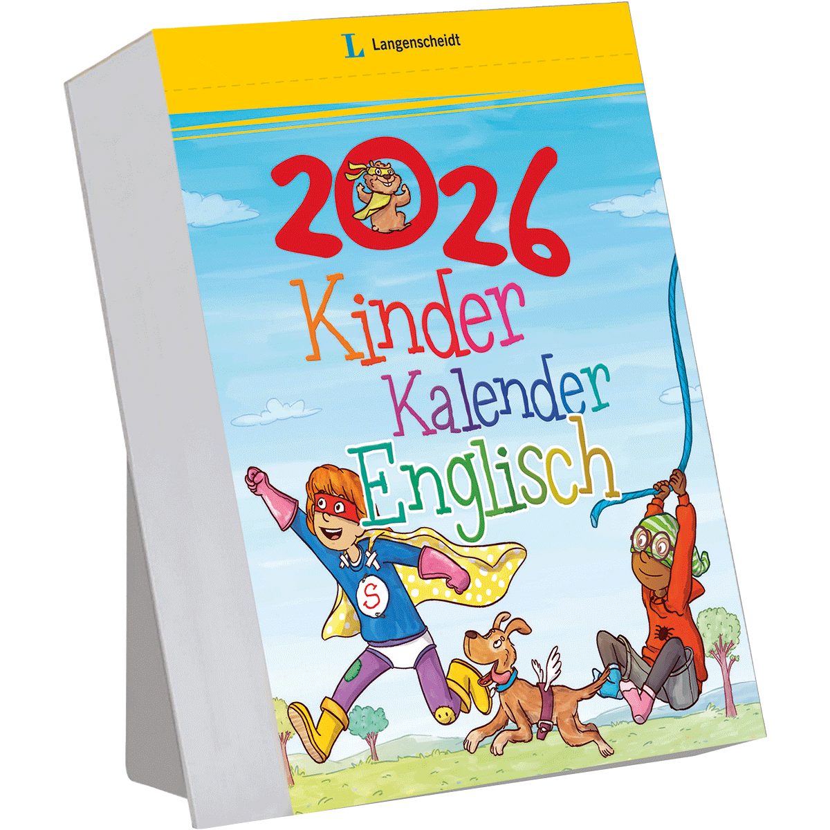 Wandkalender Langenscheidt Kinderkalender Englisch 2026: Tagesabreißkalender (La