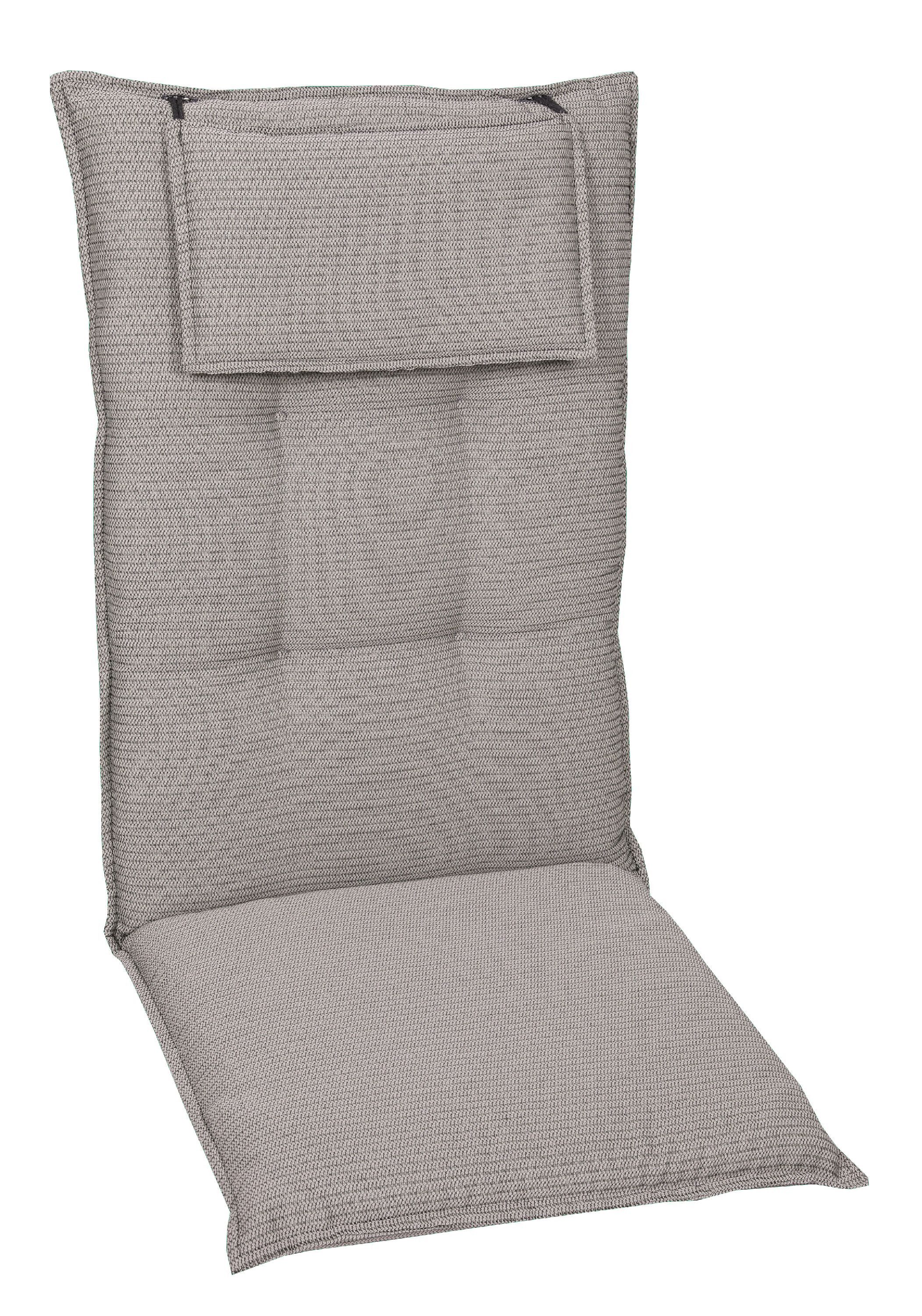 Sesselauflage Sesselauflage hoch LBH 120x50x7 cm grau