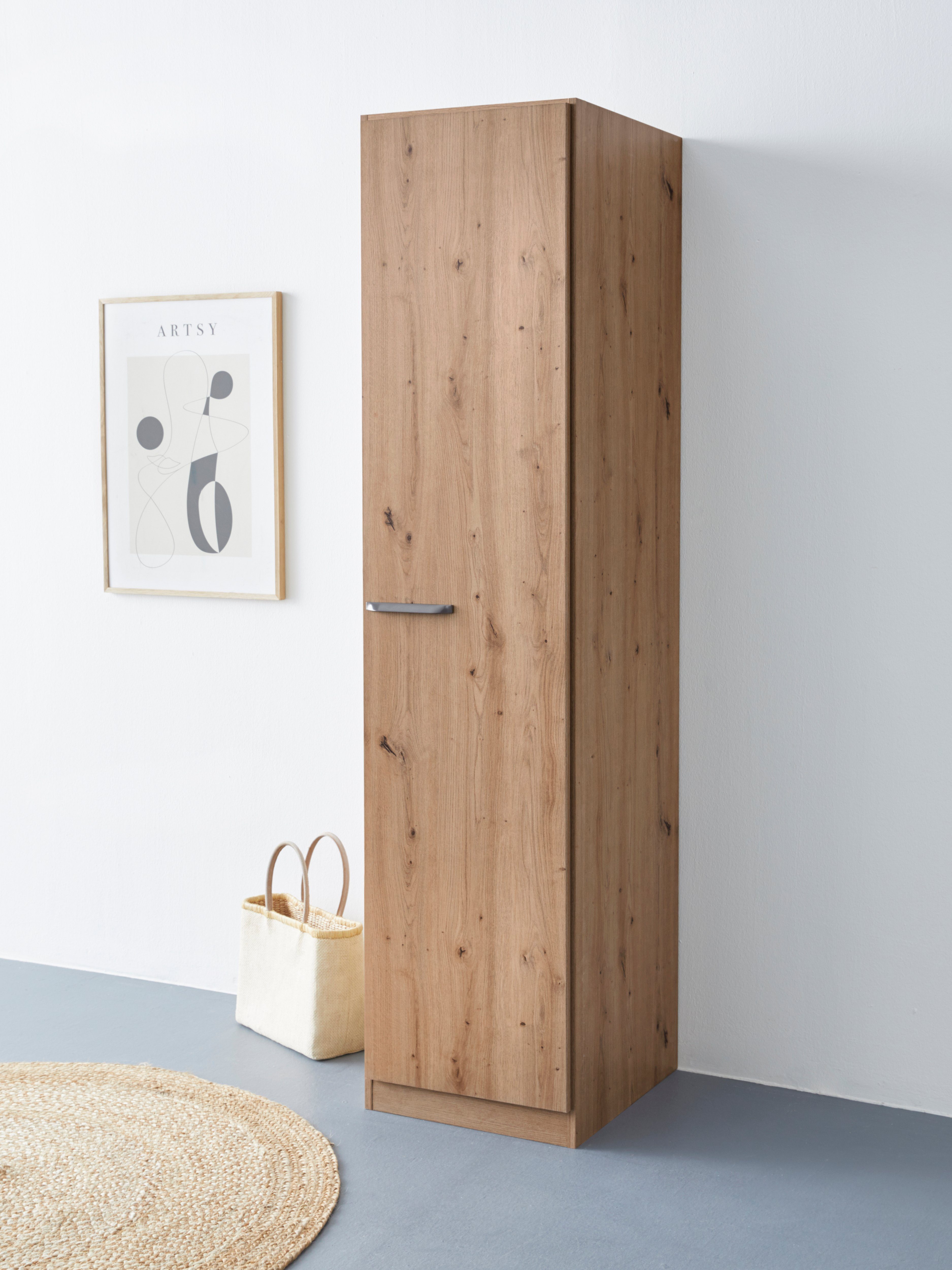 rauch Kleiderschrank Schrank Garderobe Wäscheschrank Mehrweckschrank Schlafzimmer VANDOR (Breiten 47/91/136 cm Höhe 197 cm) Eiche Artisan, …