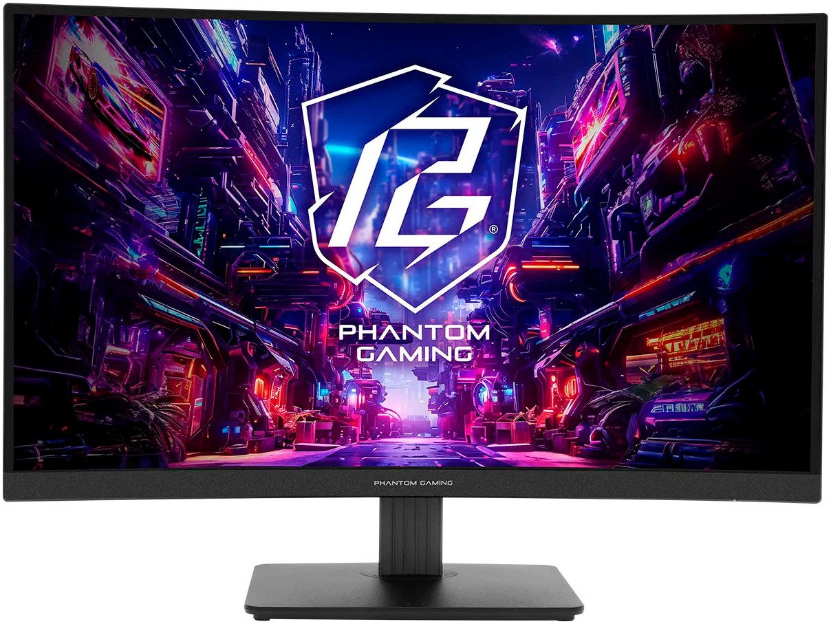 Asrock PG27QR Curved-Gaming-Monitor (69 cm/27 ", 2560 x 1440 px, QHD, 1 ms Reaktionszeit, 180 Hz, VA LED)