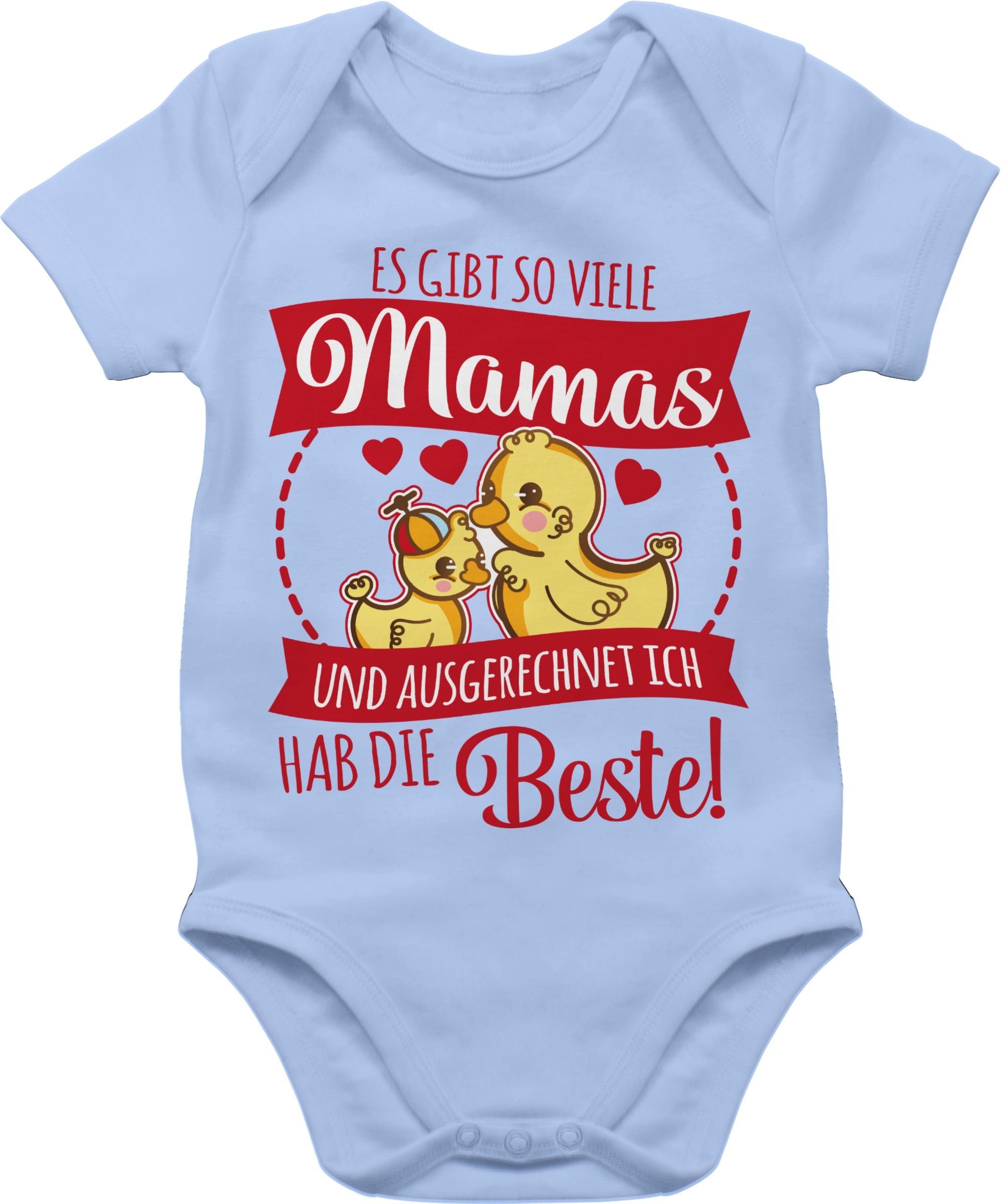 Shirtracer Shirtbody Es gibt so viele Mamas - rot Mama