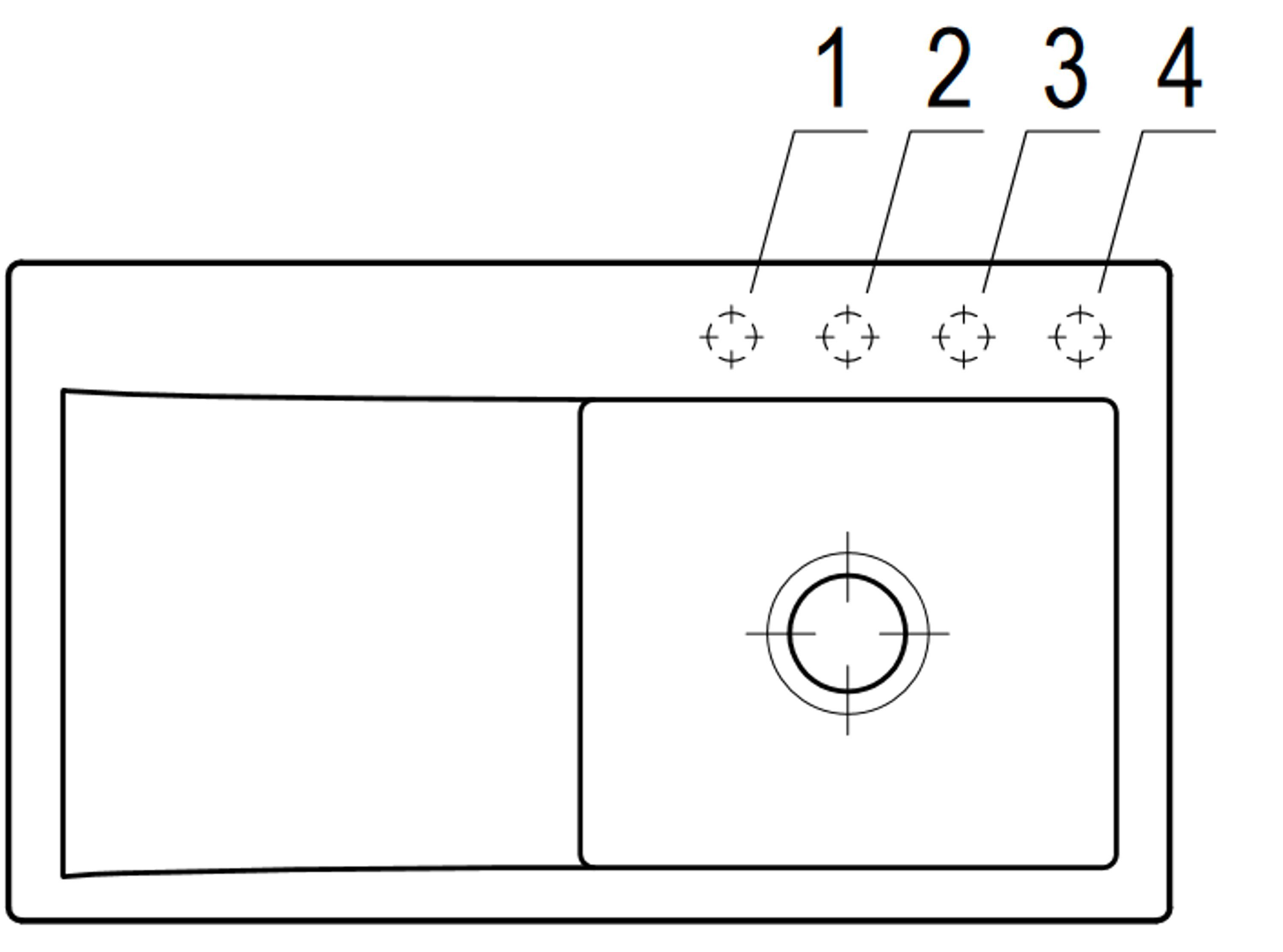 KR, 3351 & Küchenspüle Rechteckig, aufliegenden den 02 Einbau Boch cm, für 90/22 Villeroy