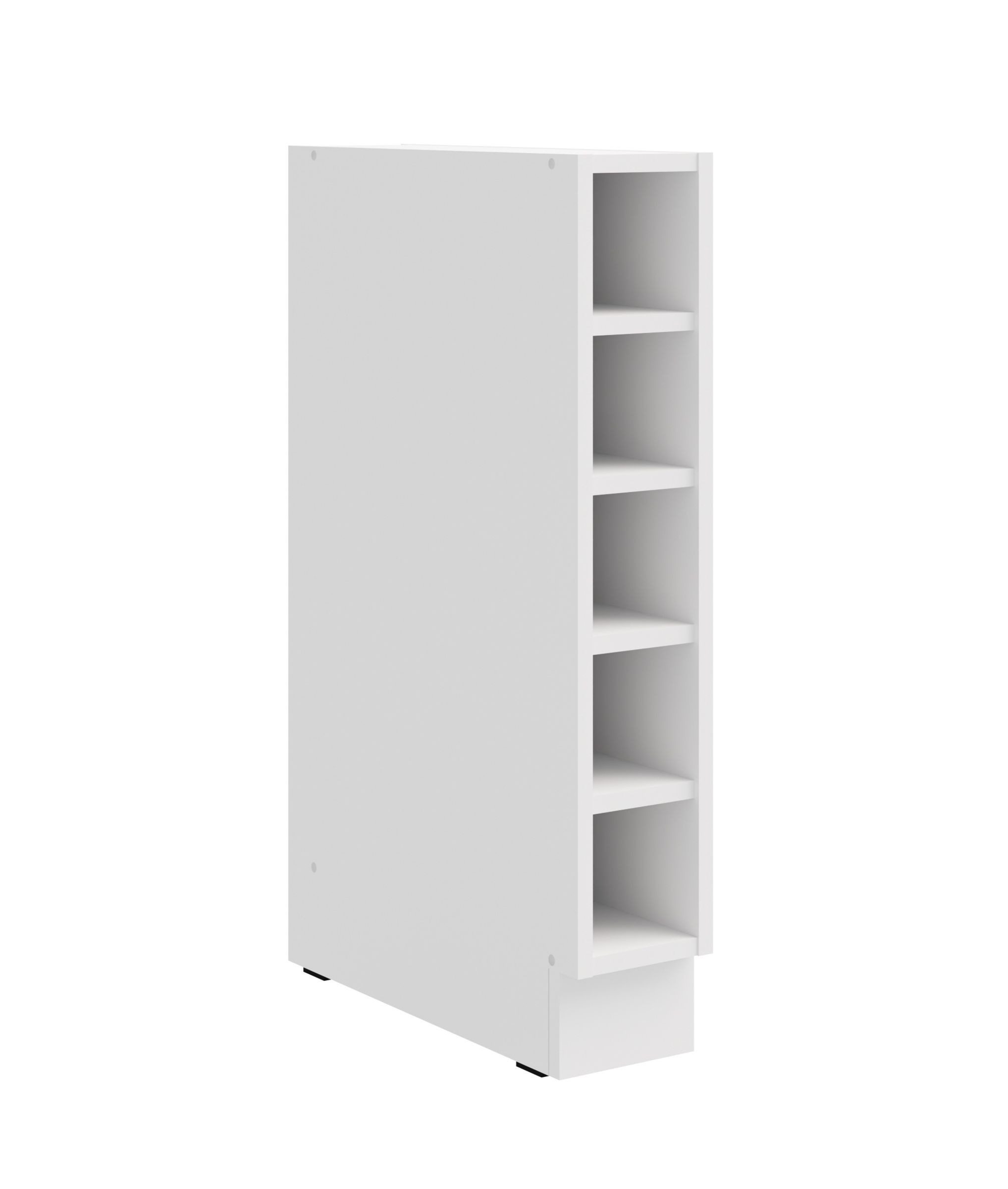 Küchen-Preisbombe Unterschrank Regal 15 cm Weiß günstig online kaufen