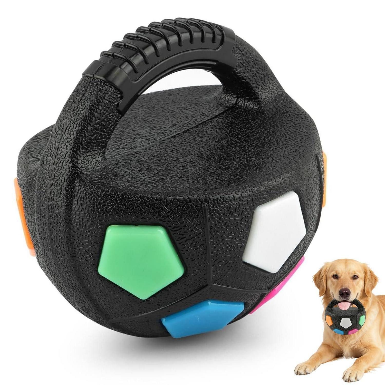LuxusKollektion Fußball Hundespielzeug Ball 13cm Fußball Form Bunt (1-St)