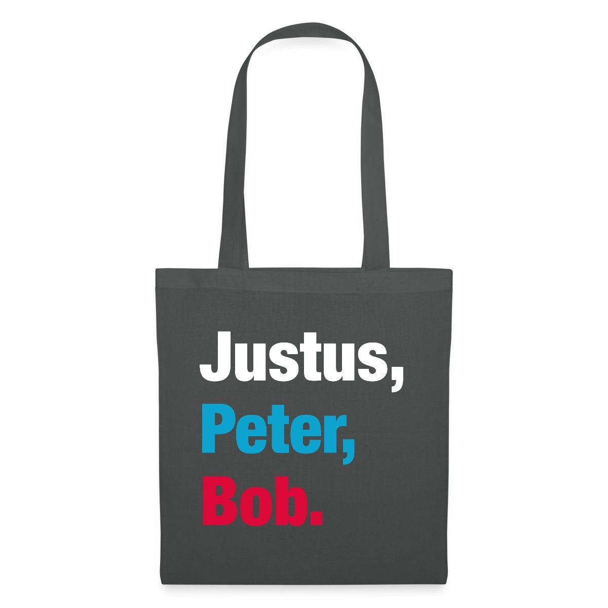 Spreadshirt Henkeltasche Die Drei Fragezeichen Kids Justus, Peter, Bob. Stoffbeutel (1-tlg)
