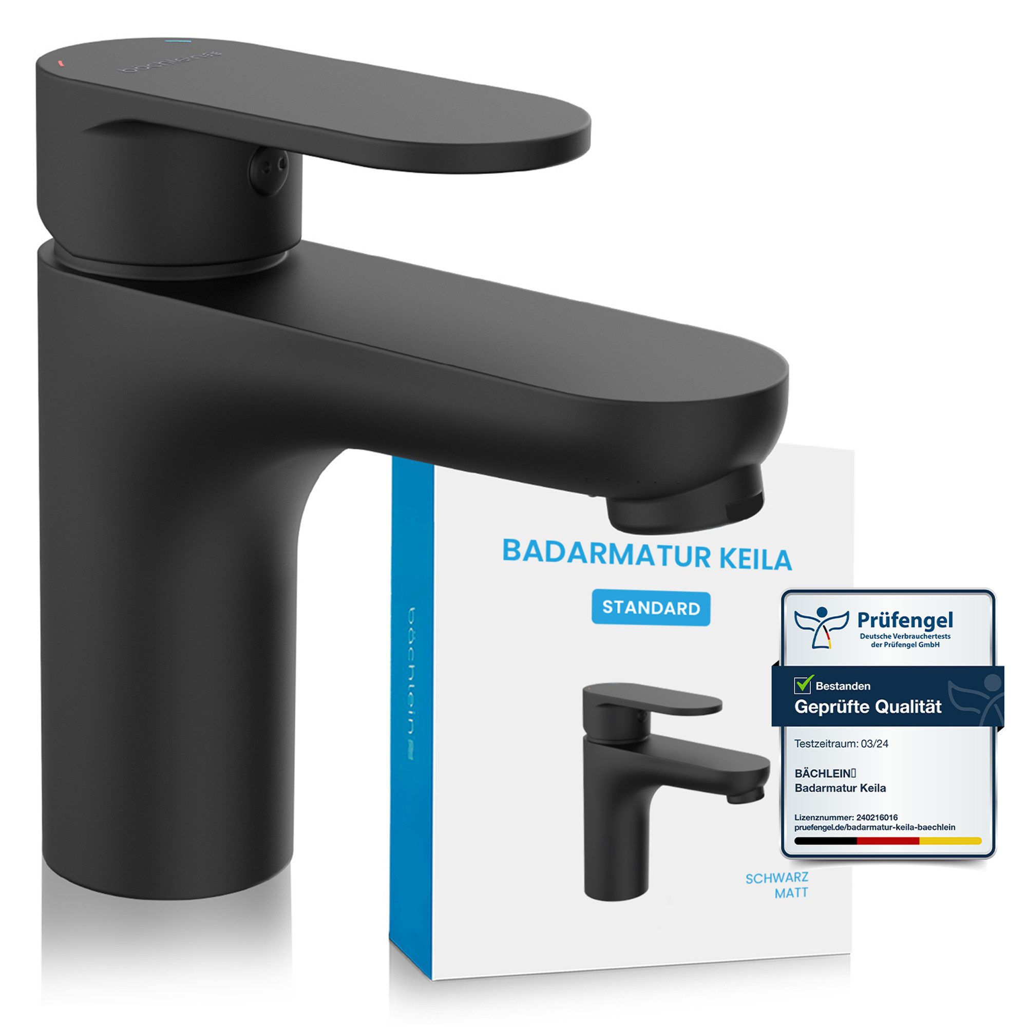 Bächlein Badarmatur Elegante Waschtischarmatur Keila (Stilvolle Badarmatur, günstig online kaufen