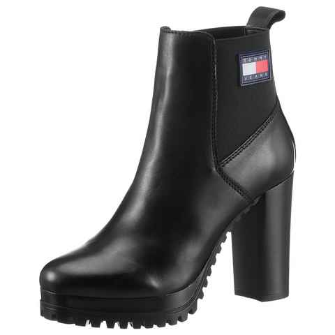 Tommy Jeans TJW NEW ESS HIGH HEEL BOOT High-Heel-Stiefelette mit breitem Stretcheinsatz