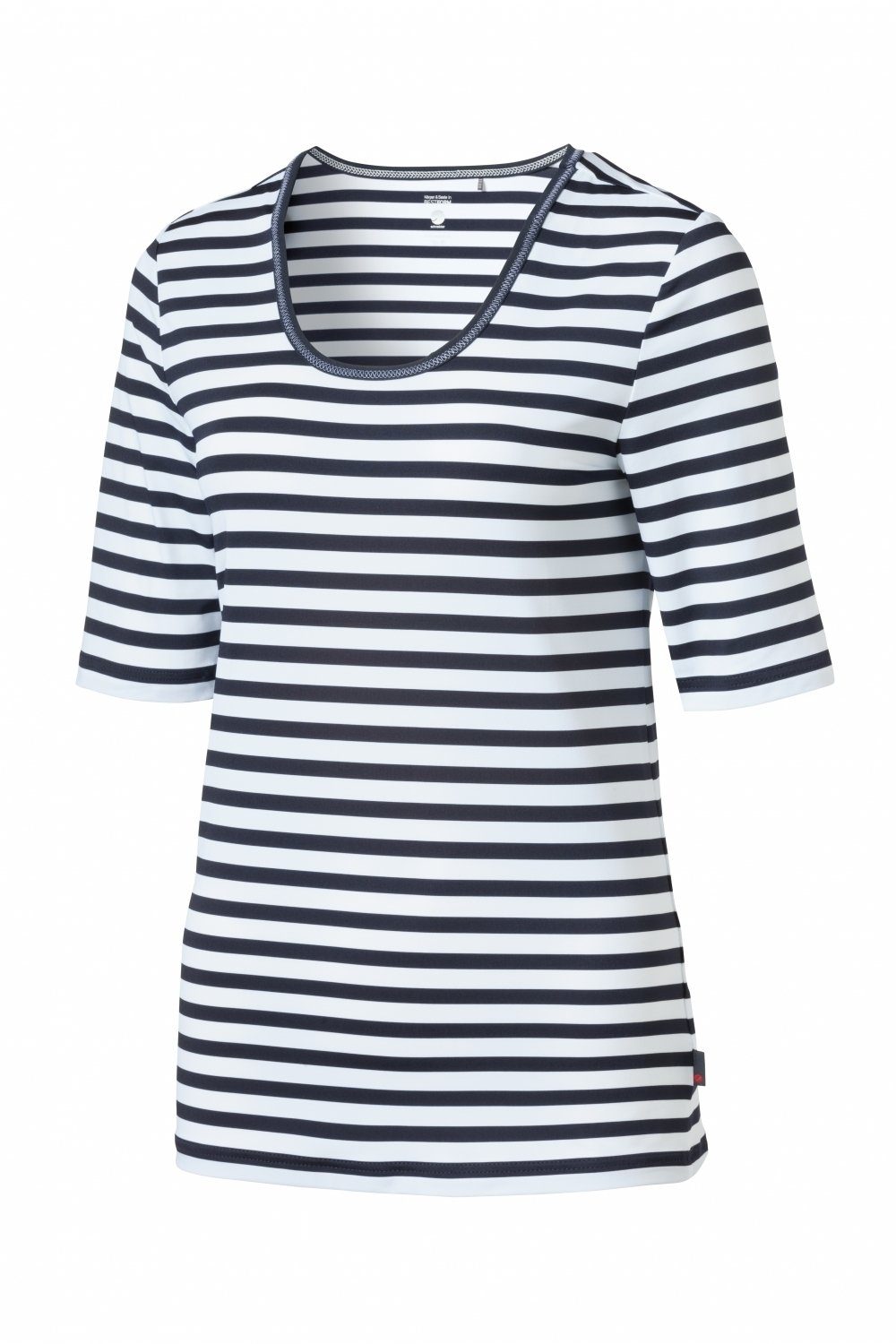 SCHNEIDER Sportswear T-Shirt DESYW Damen-Shirt weiß/dunkelblau günstig online kaufen