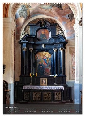 CALVENDO Wandkalender Basilika Heilige Linde in Polen (Premium, hochwertiger DIN A2 Wandkalender 2023, Kunstdruck in Hochglanz)