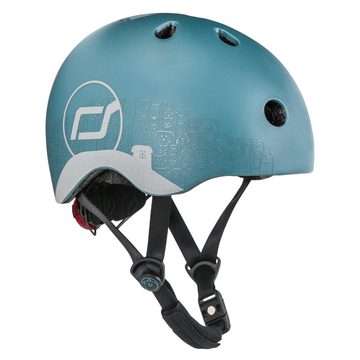 Scoot and Ride Kinderhelm Highwaykick Reflective Helmet XXS-S - Reflektierender Sicherheitshelm für Kinder