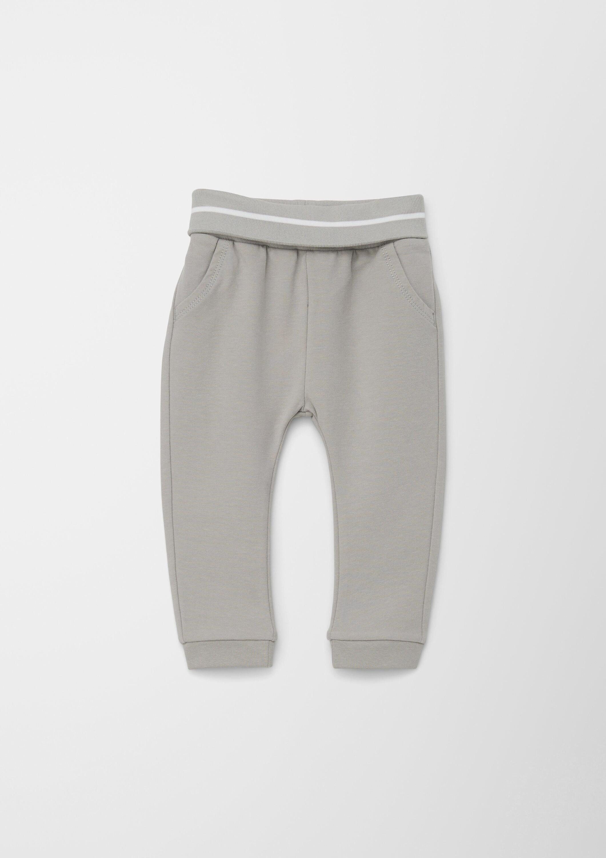 s.Oliver Chinos Leggins Sweathose mit geripptem Umschalgbund