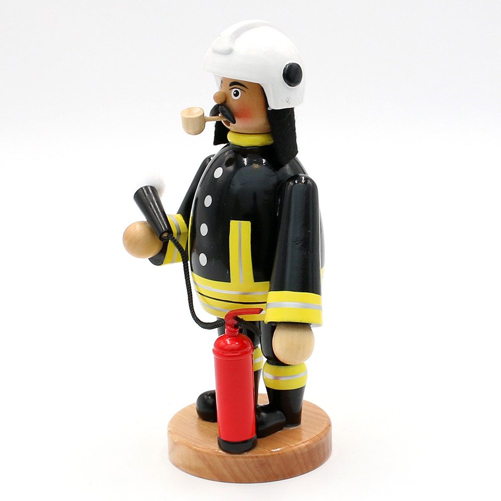 Dekohelden24 Räuchermännchen Räuchermann als Feuerwehrmann, ca. 20 cm