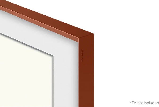 Samsung Rahmen (2021) 65" Rahmen Frame Abgeschrägt Terracotta