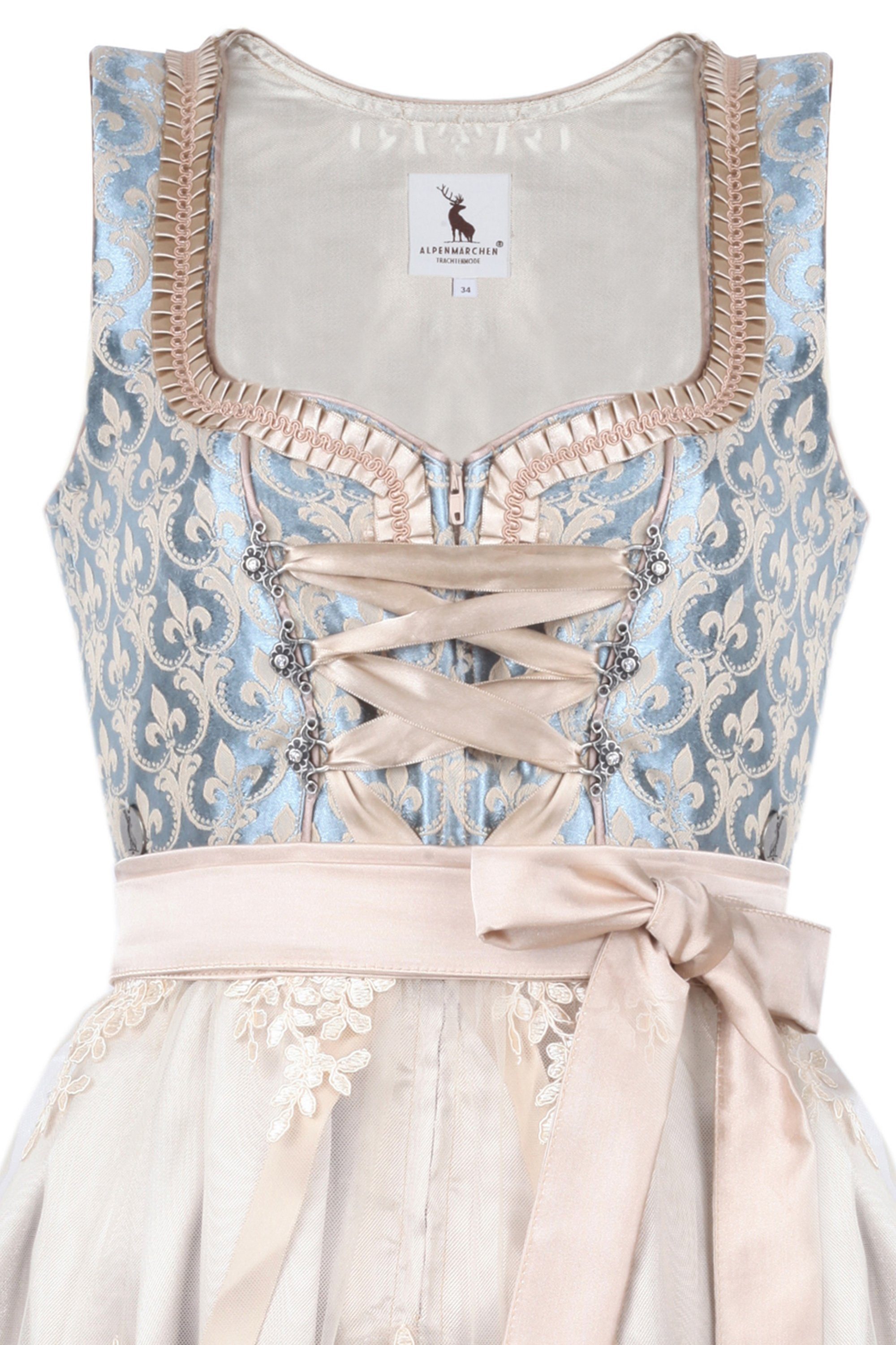 Alpenmärchen Dirndl Midi Dirndl Finette - ALM556 günstig online kaufen