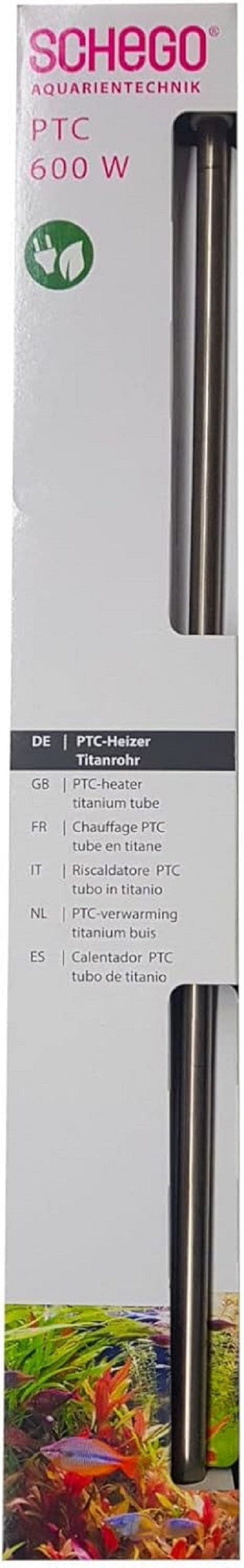 SCHEGO Regelheizer Schego PTC-Heizer Titanrohr energieeffizienter Aquarium Heizstab 600W