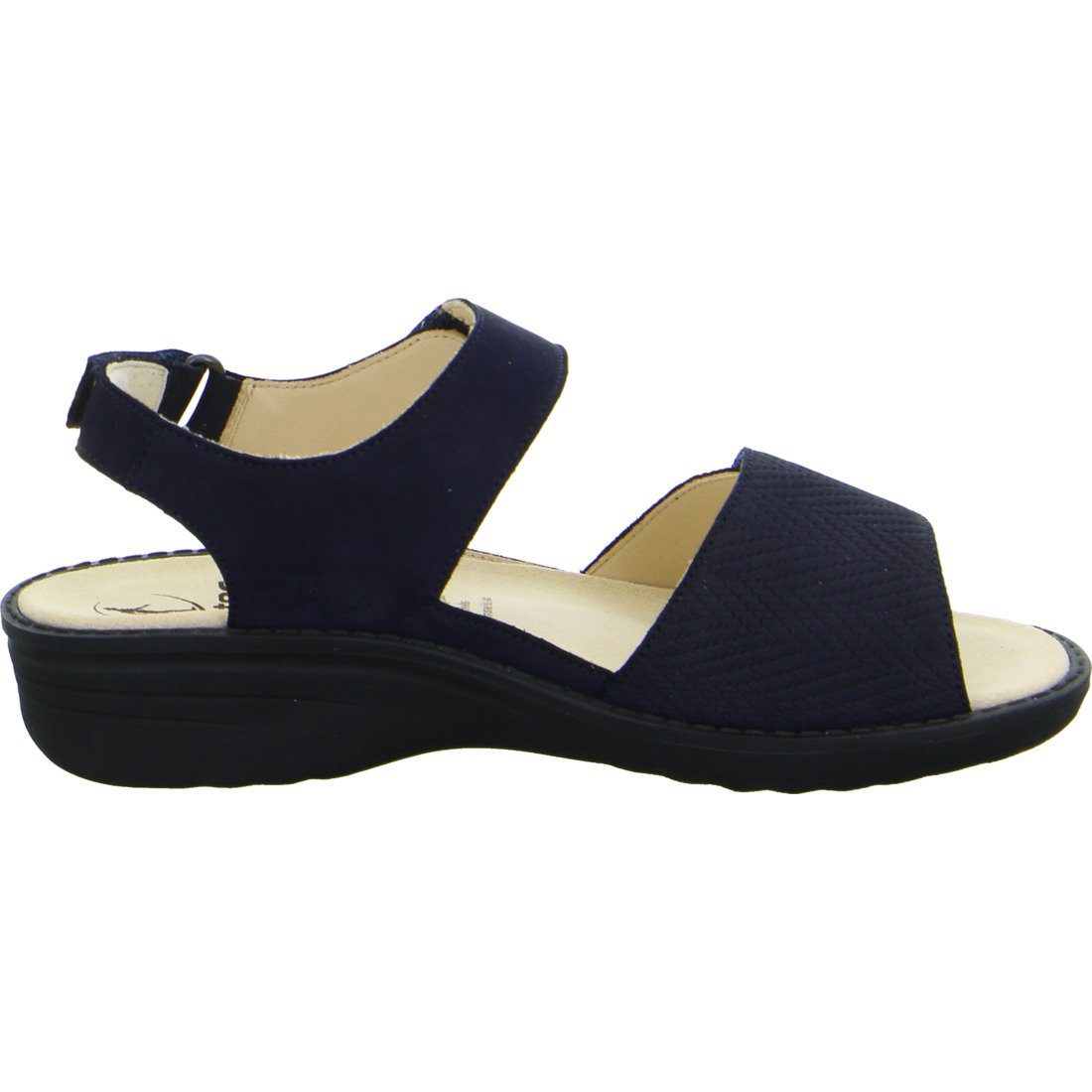 Sandalette Sandalette blau Nubuk Ganter Damen Schuhe, 048885 Ganter Hera -