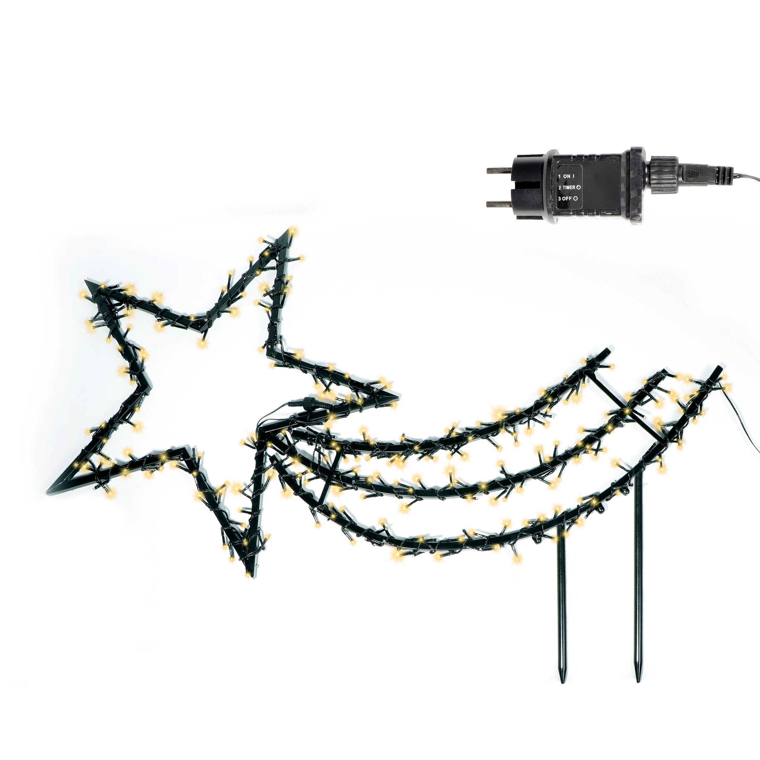 Gartenpirat LED-Stern für außen Gartenstern Ø 60-150 cm mit LED-Beleuchtung günstig online kaufen