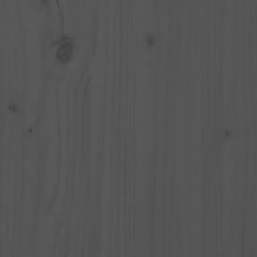 furnicato Beistelltisch Konsolentisch Grau 110x40x80 cm Massivholz Kiefer (1-St)