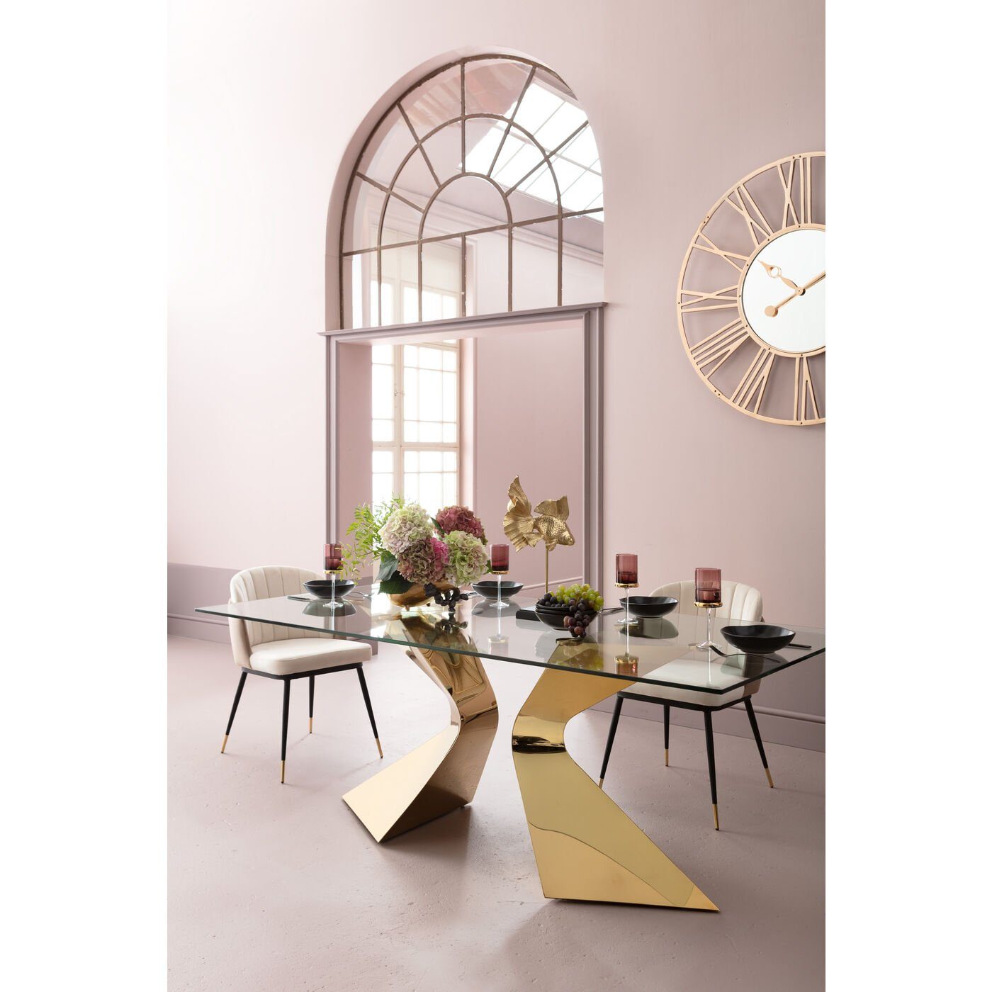 Kare Design Esstisch Gloria, Glas, 200x100 günstig online kaufen