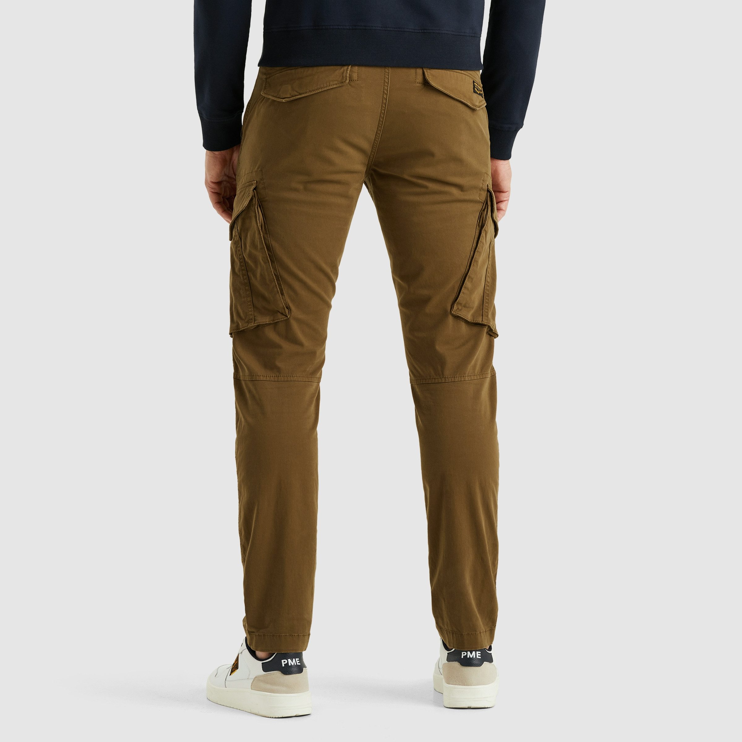 PME LEGEND Cargohose Nordrop Stretch Twill mit Logo Stickerei