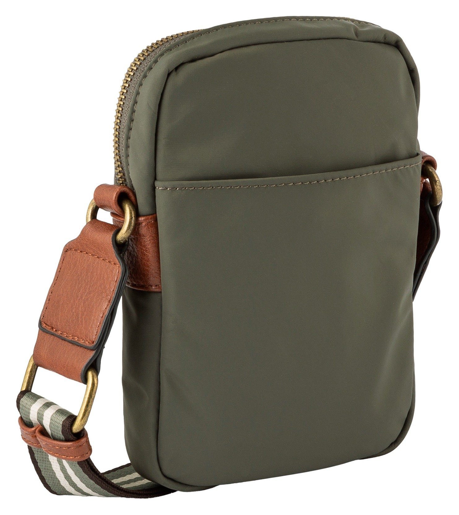 camel active Handytasche Bari, aus hochwertigem matten Nylon mit gestreiftem Gewebeband