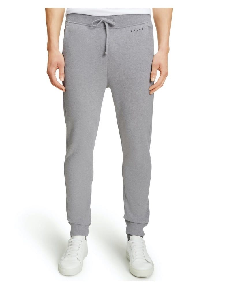Jogginghose Classic (Baumwolle, moderner Look,komfortabel) lang grau Herren