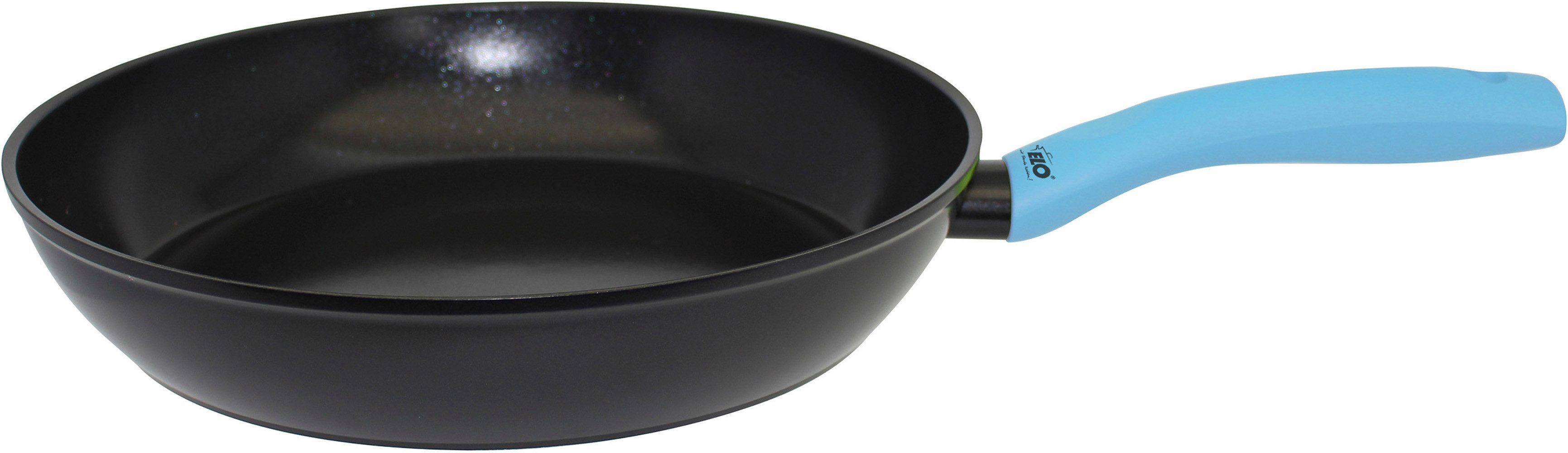 Elo Basic Schmorpfanne Colorio mit farbigem Protektor, Aluminium (Set, 2-tlg., Pfanne inkl. Pfannenschoner), Soft-Touch-Griff mit Flammenschutz